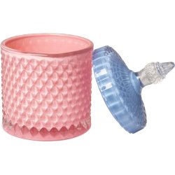 Bonbonniere, pink/bl, 17,5x10,5 cm