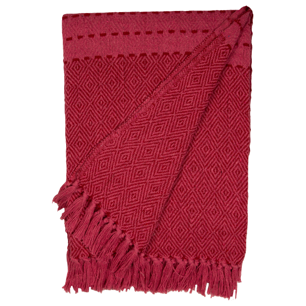 Plaid Birdie pink/r�d, 130x180 cm