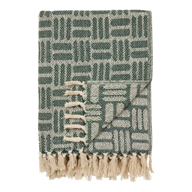 Adana plaid i grn, 130x180 cm