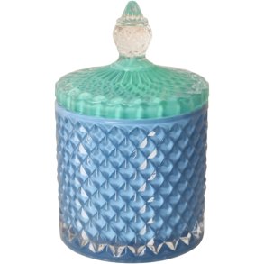 Bonbonniere, bl�/gr�n, 13,5x�8,5 cm