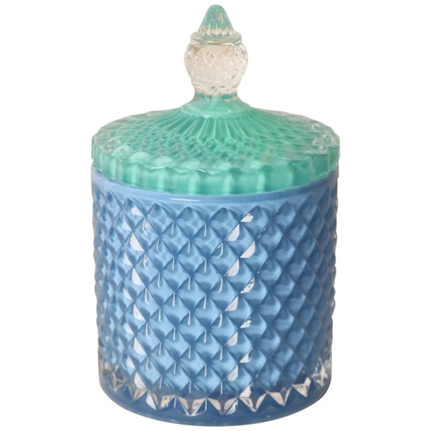 Bonbonniere, bl/grn, 13,5x8,5 cm