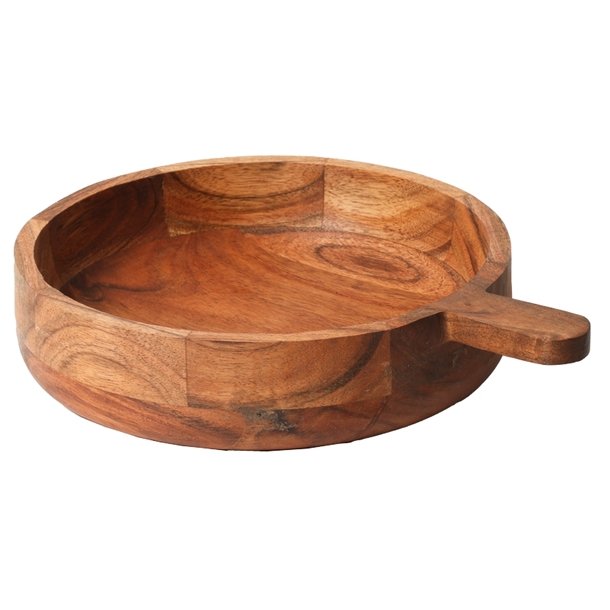 Skl i tr m/hndtag, olieret, 32cm x 25cm