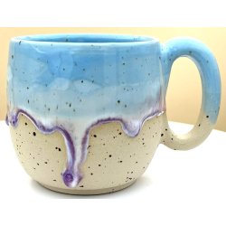 Keramik krus m/hank og citat-tekst "Luk - jeg gider ikke mere pis"