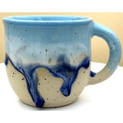 Keramik krus m/hank og citat-tekst "Det kan du lige bande p�"