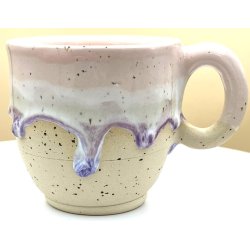 Keramik krus m/hank og citat-tekst "Kan du have det som du ser ud"