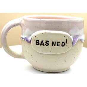 Keramik krus m/hank og citat-tekst 