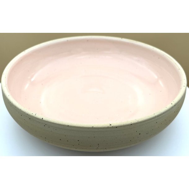 Stor keramik sk�l rosa � 20 cm