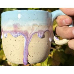 Keramik krus m/hank og citat-tekst "All you need is vitamin sea"