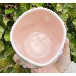 Keramik krus uden hank  lyserd m/lyserd lbeglasur