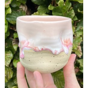 Keramik krus uden hank  lyser�d m/lyser�d l�beglasur