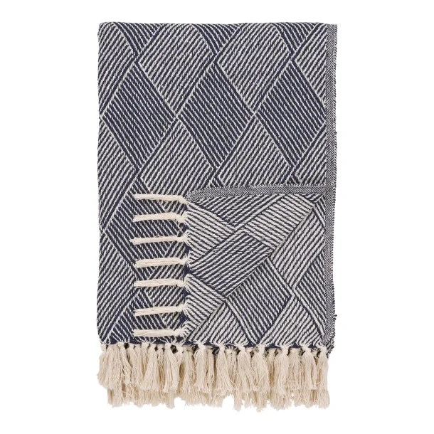 Izmir plaid i bl, 130x180 cm