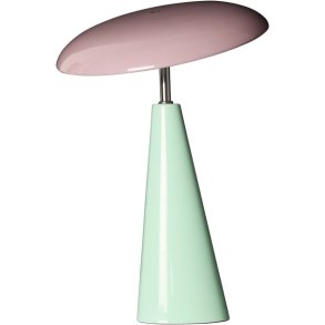 Lampe The Audrey i lys/mint/violet, 33 cm h�j og �23cm