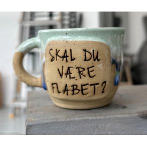 Keramik krus m/hank og citat-tekst 