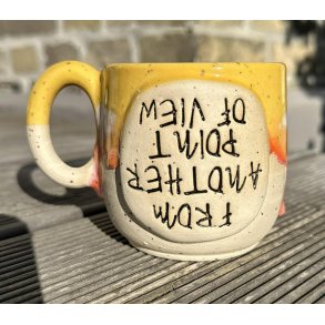 Kopi af Keramik krus m/hank og citat-tekst 